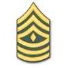 US Army 1st Sergeant Rank Insignia Vinyl Transfer Decal Sticker