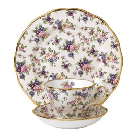 Royal Albert 100 Years 1940 3-Piece Set (Teacup, Saucer & Plate 8")