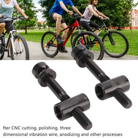 Bike Seatpost Screw Seat Post Fixing Screw Titanium Alloy Bike Seatpost Screw Bike Seat ClampScrew Replacement SeatPost Screw Bike Seatpost Screw with Titanium Alloy for Bike DIY Replacement(Black)