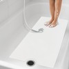 Peel and Stick Bathtub Mat - White Adhesive Vinyl Anti