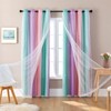 XiDi Curtains for Girls Bedroom Kids Room Unicorn Princess Theme