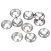 sourcing map Pack of 100 Washers Countersunk Head #6 304
