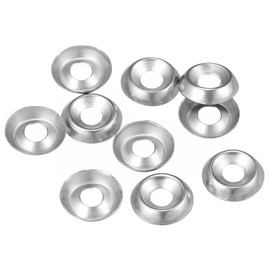 sourcing map Pack of 100 Washers Countersunk Head #6 304 Stainless Steel for Screw Bolts