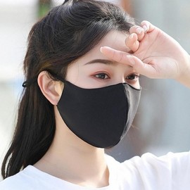 3D Reusable Cycling UV Protection Face Mask Summer Apricot