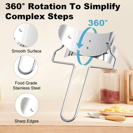 11 pieces stainless steel dumplings, ravioli dumpling maker, dumpling maker, ravioli cookie cutter, dough press set, muzzle shaper, round cookie cutter, for pasta, ravioli and cakes