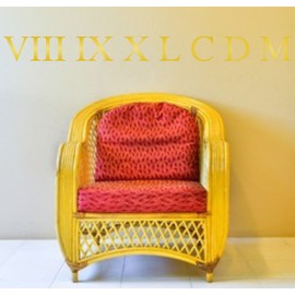 Roman Numerals Stencil 3/4" Reusable Small Roman Numerals