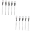 Outanaya 2sets Professional Crystal Facial Mask Brush for Eyes and