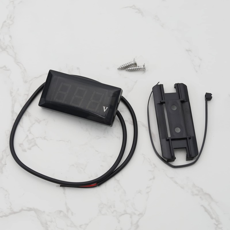 DC 12V LED Digital Display Modified Voltmeter Motorcycle Voltmeter Mini