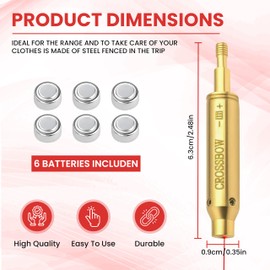 GOTICAL Archery Crossbow Bow Arrow Red Laser Sighting Tool Boresighter Bore Sight (Laser Only)