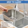 Reallnaive 2 Pack 2.6 Gallons Stainless Steel Basin Large Washing