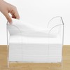 QWORK® Acrylic Paper Towel Holder, Paper Towel Dispenser Transparent Paper