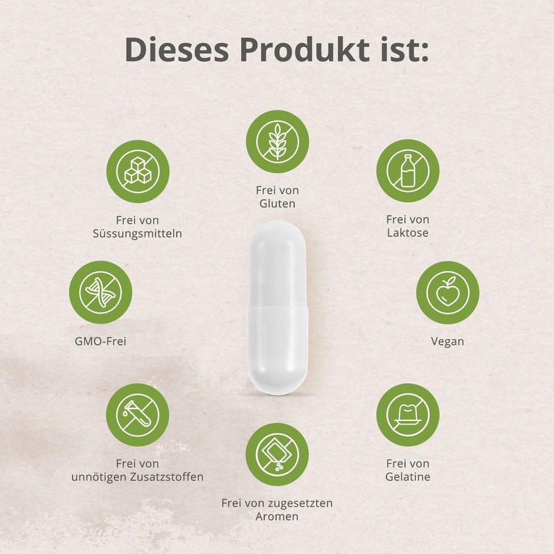 Magnesium Chelate - 120 Capsules for 1 Month - 300