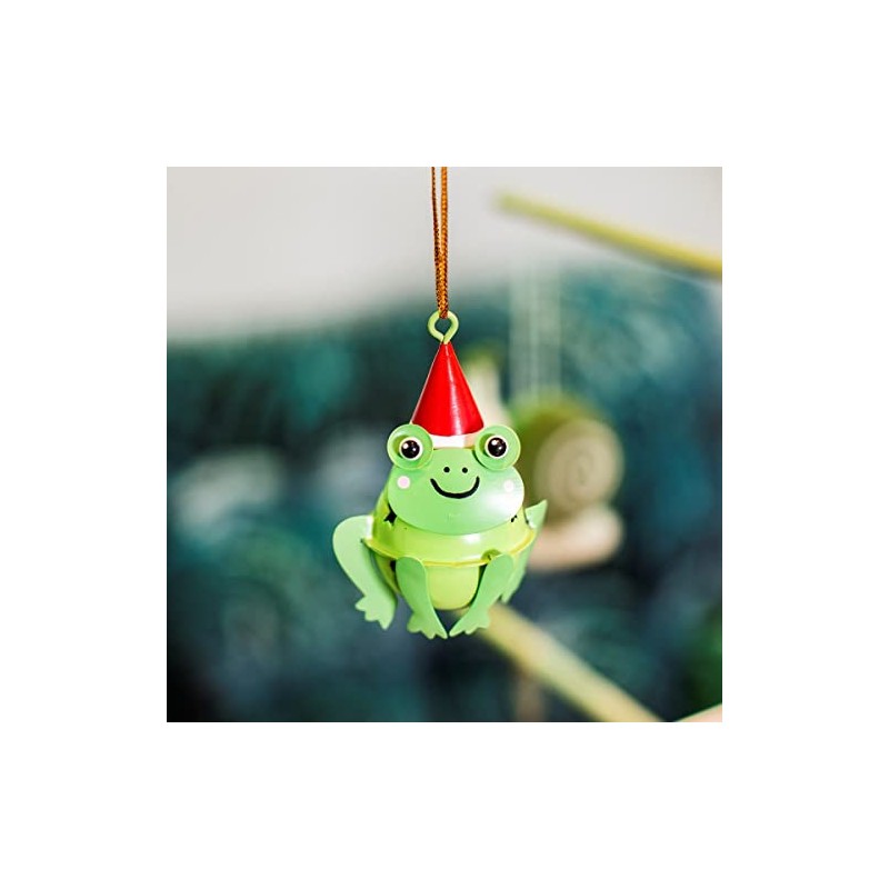 Sass & Belle Frog Hanging Bell Decoration