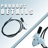 TERLIGSK 290-348 Heavy-Duty Throttle Control Cable Compatible with Exmark 116-1972,