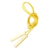 Colorful Wooden Pattern Jump Rope Yellow