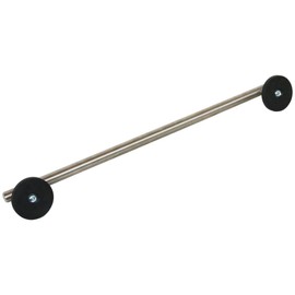 Magna-C® Stainless Steel Rod with Rubberised Magnets 320 mm Magnetic Rod for Camping, Household and Workshop with Extra Strong Magnets