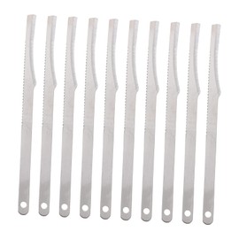 FOMIYES 10pcs Stainless Steel Toenail Trimmer Kit for Home Professional Pedicure Durable Dead Skin Remover Tools for Smooth Feet Care