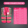 AYKRM 11 colors available safety vest pink
