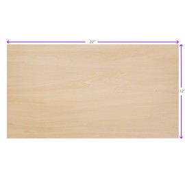 from Baltic Birch, 3mm 1/8'' x 12'' x 22'' Plywood, Craft Grade B/BB Veneer, Box of 6 pcs Sheets, Available for Laser & CNC Cutting, Engraving, Wood Burning, DIY Handwork, Art Painting, by Tomato.Wed