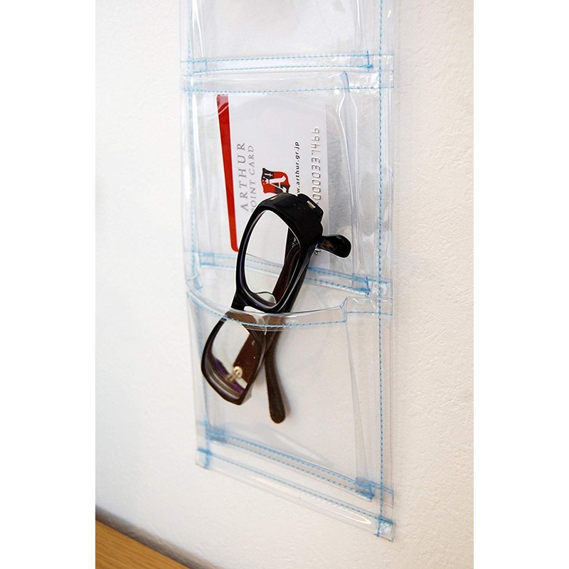 Saki Wall Pocket Clear Size: 4.7 x 29.1 inches (12