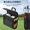Pokmill Golf Ball Case, Golf Ball Case, Pouch, with Carabiner,