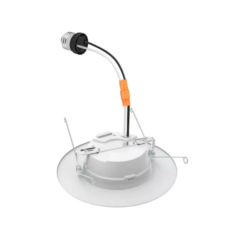 Commercial Electric 5/6 in White Integrated LED Energy Star Color