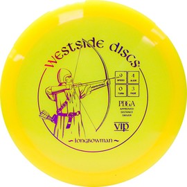 Westside Discs VIP Longbowman Fairway Driver Golf Disc [Colors May Vary] - 173-176g