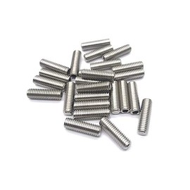 25pcs M6x20mm Stainless Steel Hex Socket Set Cap Point Grub Screws