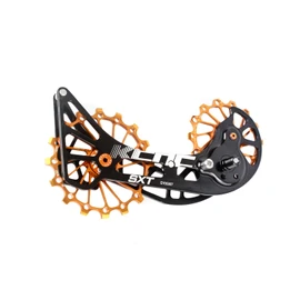 KCNC SXT Mountain E-Bike Bicycle Bike Oversized Pulley Rear Derailleur Cage OSPW for Shimano Deore XTR/XT/SLX M9000/M9050/M8000/M8050/M7000 11 Speed use(Gold)