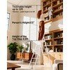 SOLADDER 6 Step Ladder, Anti-Slip and Foldable Step Ladder for