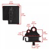 Caltric Motor Mount Engine Damper 1 For Yamaha Grizzly 660