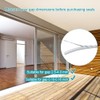 16.5 Ft Brush Weather Stripping, Self-Adhesive Pile Weatherstrip for Sliding