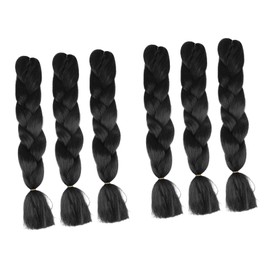 TOVINANNA 6pcs Synthetic African Braiding Hair for Women Natural Look Material for Everyday Wear and Special Occasions Easy to Outfits