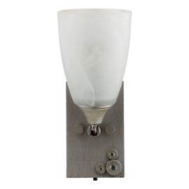 RecPro RV 12V Interior Swivel Wall Sconce with Crystal Design