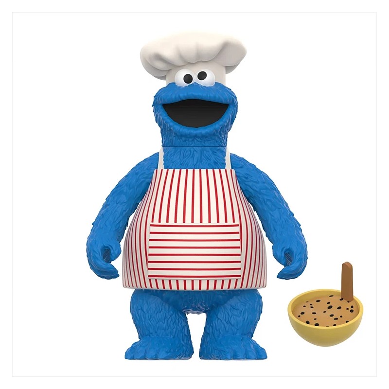 Reaction by Super7 Chef Cookie Monster Sesame Street Action Figure