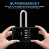 Diyife Pack of 2 Combination Lock, Long Shackle 6.7 cm,