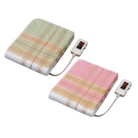 Sugibo SB20S02(G) Electric Blanket, Choose Your Favorite Color Set, Washable, Green, 1P + SB20S02(P), Pink, 1P