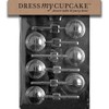 Dress My Cupcake Chocolate Candy Mold, Basketball Lollipop 3D