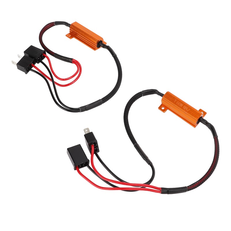 LED Decoder H7 Aluminum Housing Single Resistance Wire LED Headlight