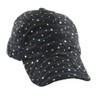 Glitter Sequin Sparkle Bling Game Baseball Cap Hat Sun Visor