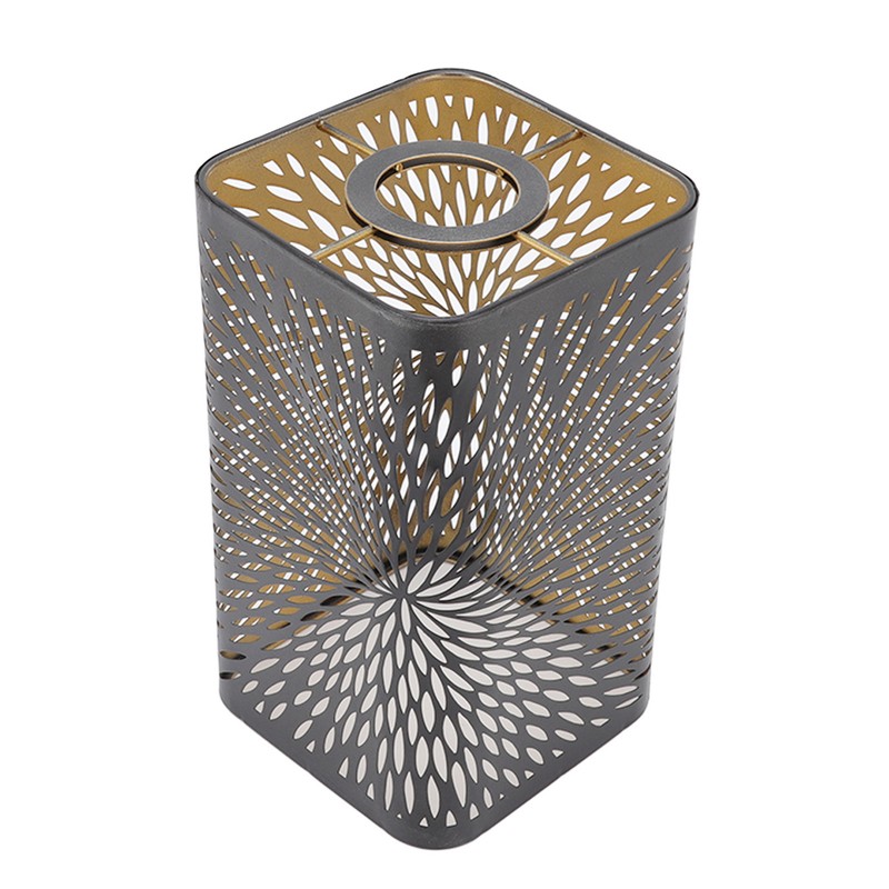 Lamp Shade Wrought Iron Hollow Design Modern Style Detachable Table