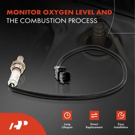A-Premium - Sensor de oxígeno O2 compatible con Honda Accord, Crosstour, Odyssey, Pilot, Ridgeline y Acura Acura MDX, RDX, RL, TL, TSX, ZDX, 3.2L 3.5L 3.7L, aguas abajo, reemplazo# 250-24785, 234-4461