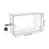 Thermostat guard with keyed air conditioning thermostat lock box acrylic