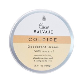 COLPIPE DEODORANT CREAM - Unscented - For Women and Men - All-Day Odor Protection - Aluminum-Free, Baking Soda-Free, Alcohol-Free, and Synthetic Fragrance-Free - COCO SALVAJE