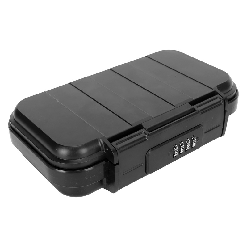 Portable Security Case Lock Box Safe Mini Travel Safe 4