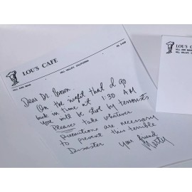 Back to the Future _ Letter to Doc (REPLICA)