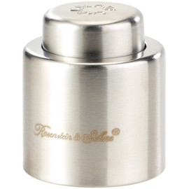 Rosenstein & Söhne Champagne Stopper for Champagne and Champagne Bottles Made of Brushed Steel (Champagne Bottle Stopper, Bar, Champagne Bottle)