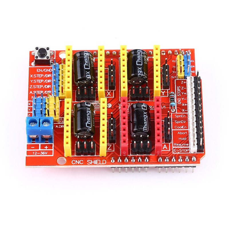CNC Shield Expansion Board 4Pcs A4988 Stepper Motor Driver For