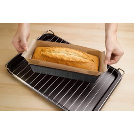 WENKO Maximex Non-Stick Baking Mould, Square and Round, Set of 2, Reusable Permanent Baking Film, Heat Resistant up to 260 °C, Tear-Resistant, Dishwasher Safe