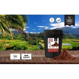 Haematococcus Pluvialis 10 g Powder, 10% Astaxanthin, Vacuumed, Natural, No Additives and Laboratory Tested, Highly Dosed, Vegan & Bottled in Germany (10% Astaxanthin 10 g)